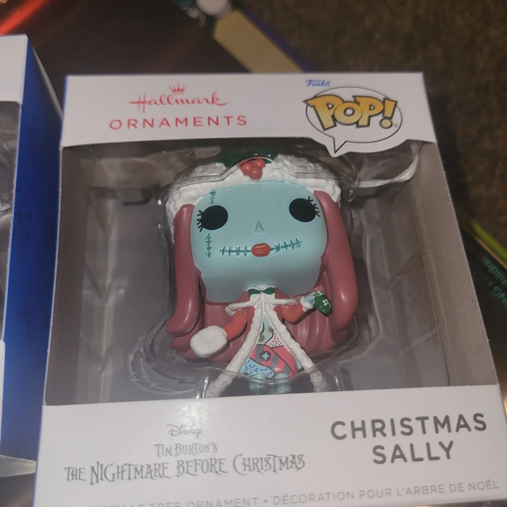Funko Pop! Jack Skellington, Zero and Sally Ornaments